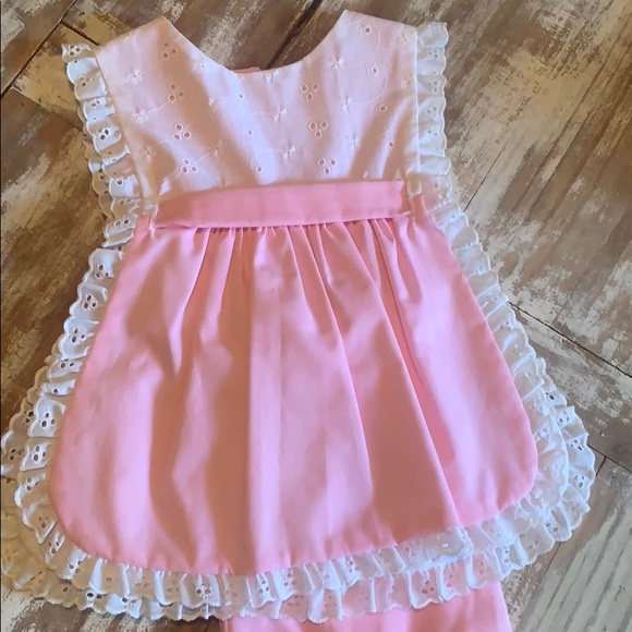 Dainty vintage eye lit infant outfit  size 3m - Picture 3 of 11